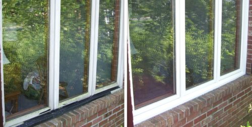 casement windows before and after